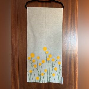 New Floral Linen Table Runner